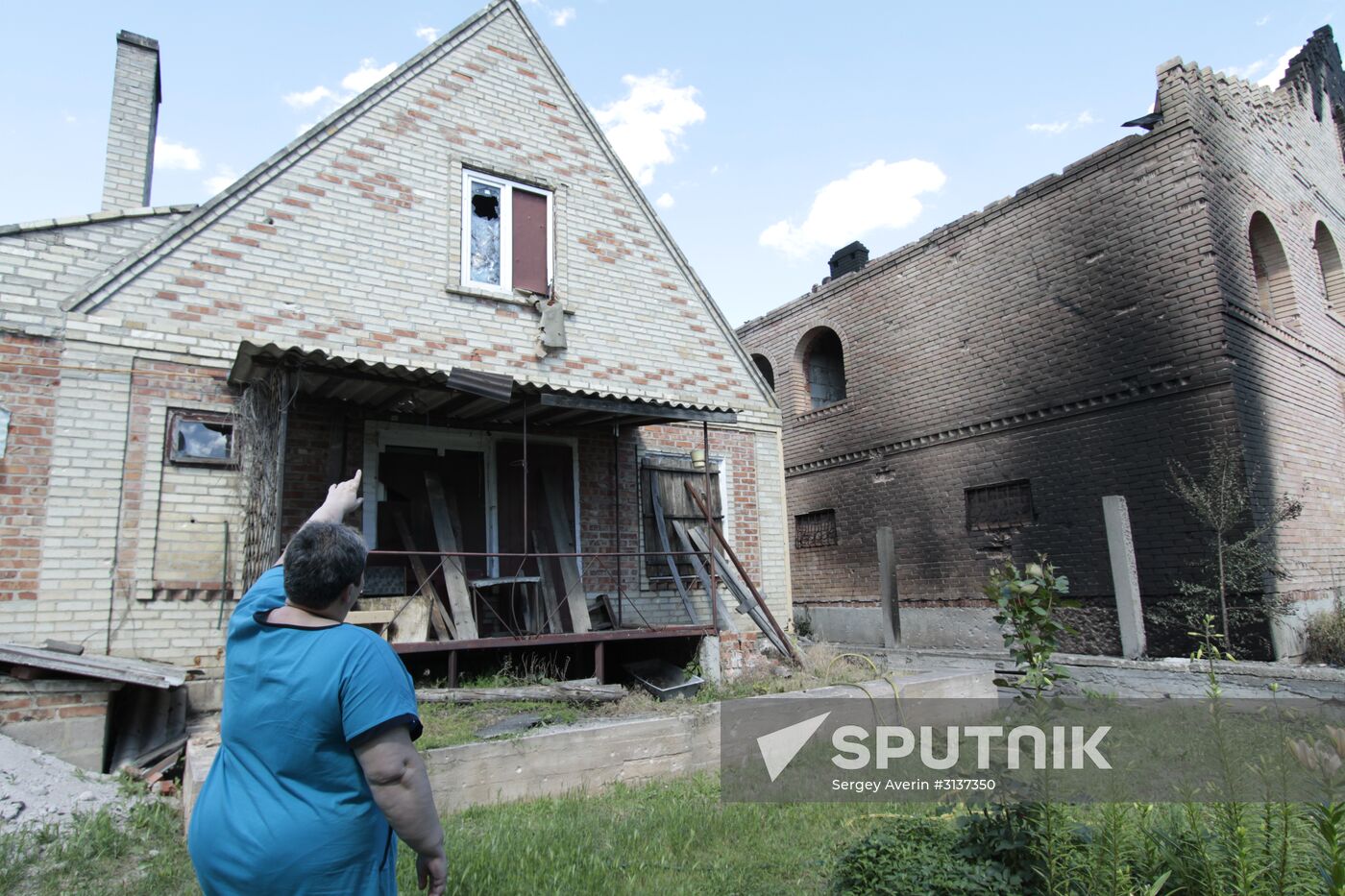 Consequences of shelling in Donetsk Region