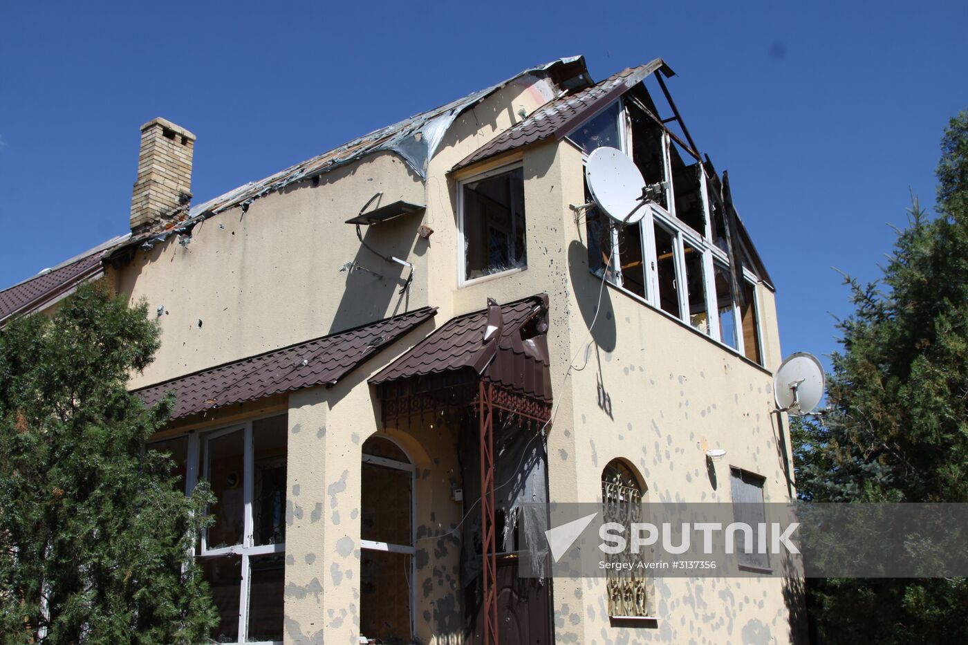 Consequences of shelling in Donetsk Region