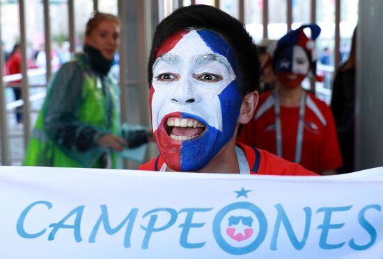 Football. 2017 FIFA Confederations Cup. Germany vs. Chile