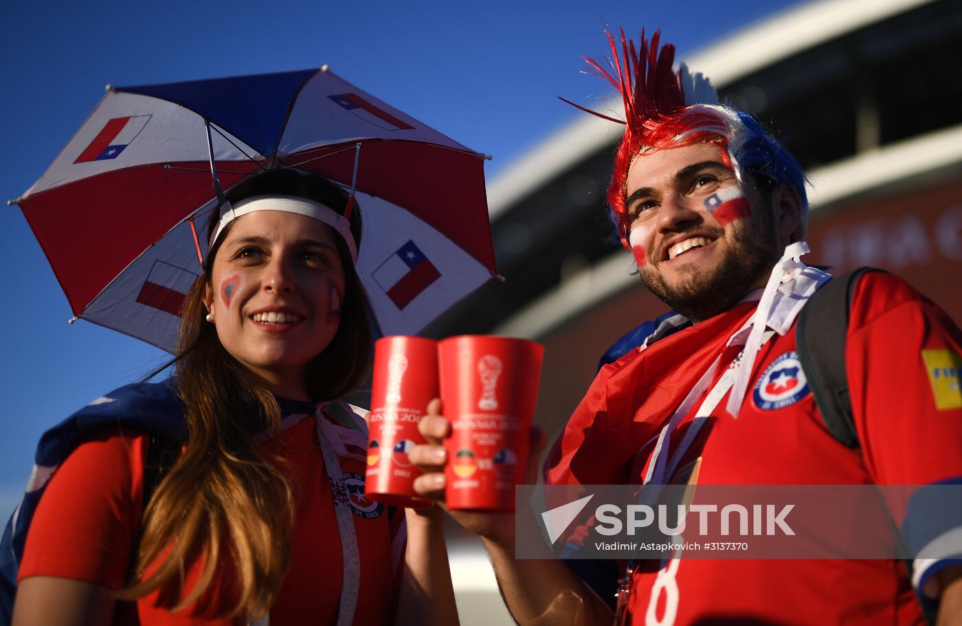 Football. 2017 FIFA Confederations Cup. Germany vs. Chile