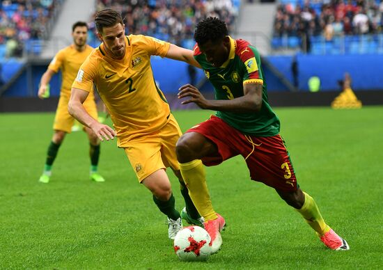 Football. 2017 FIFA Confederations Cup. Cameroon vs. Australia