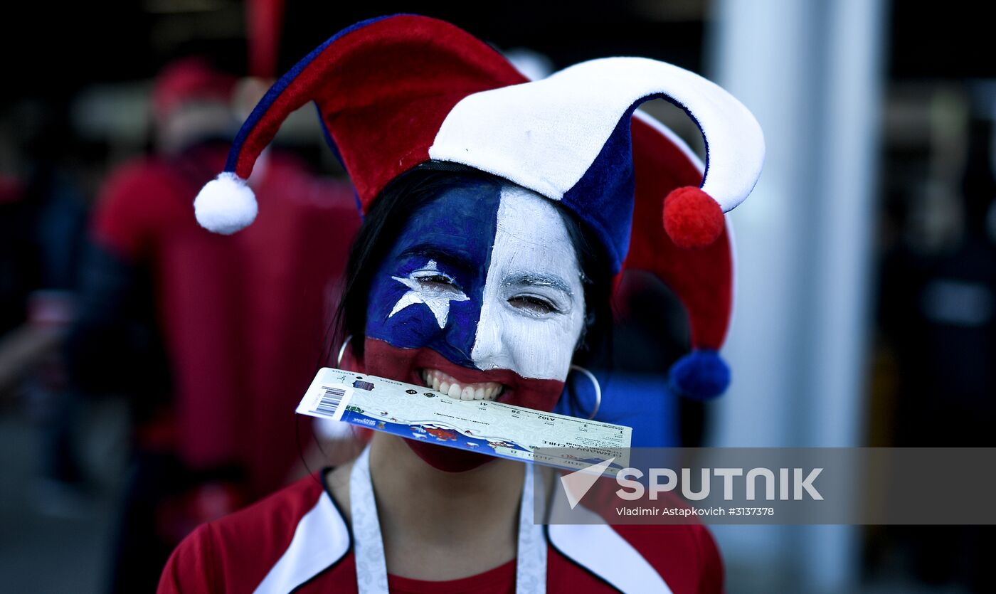 Football. 2017 FIFA Confederations Cup. Germany vs. Chile