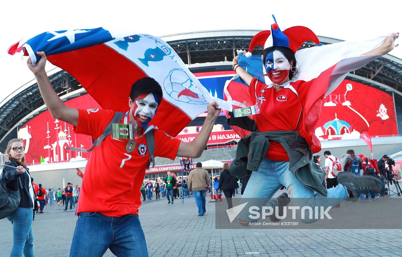 Football. 2017 FIFA Confederations Cup. Germany vs. Chile