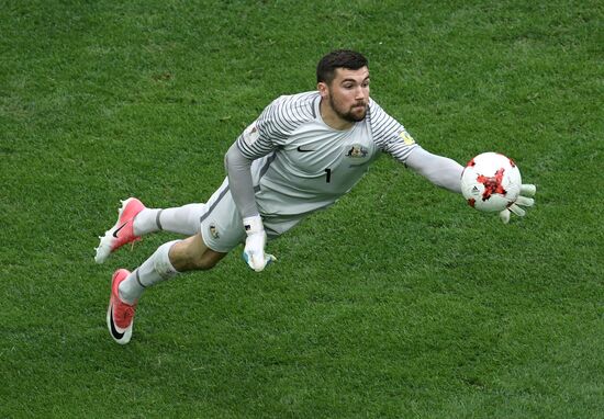 Football. 2017 FIFA Confederations Cup. Cameroon vs. Australia