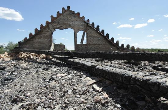 Consequences of shelling in Donetsk Region