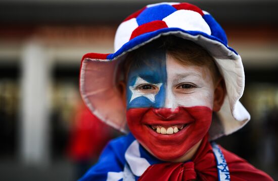 Football. 2017 FIFA Confederations Cup. Germany vs. Chile