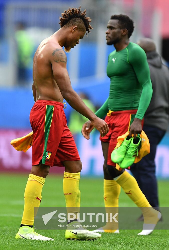 Football. 2017 FIFA Confederations Cup. Cameroon vs. Australia