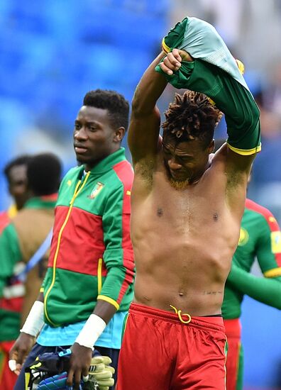 Football. 2017 FIFA Confederations Cup. Cameroon vs. Australia
