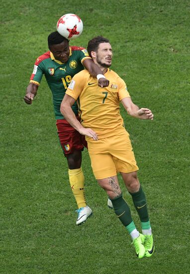 Football. 2017 FIFA Confederations Cup. Cameroon vs. Australia