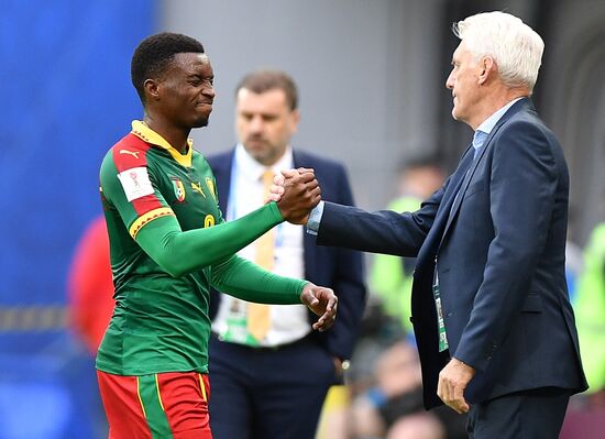 Football. 2017 FIFA Confederations Cup. Cameroon vs. Australia