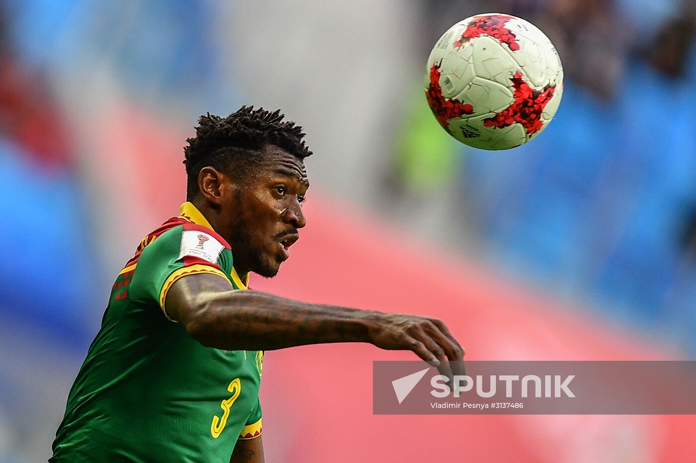 Football. 2017 FIFA Confederations Cup. Cameroon vs. Australia
