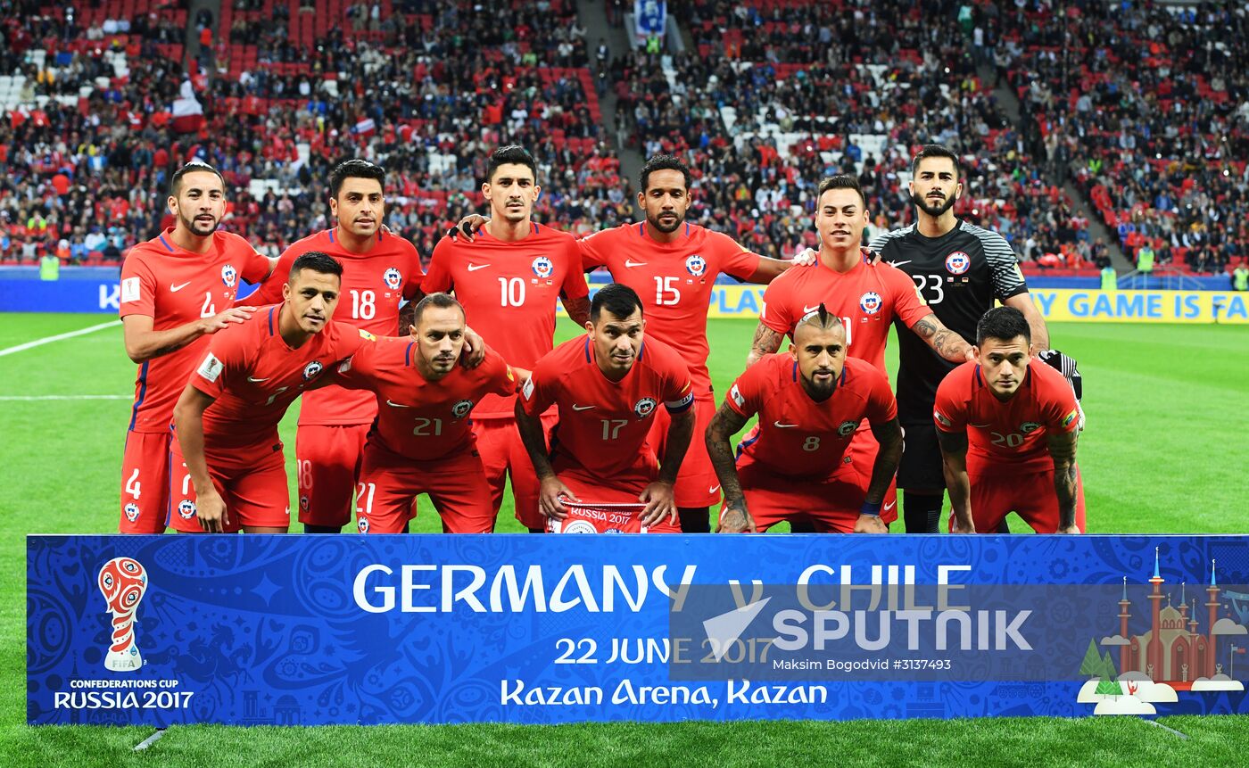 Football. 2017 FIFA Confederations Cup. Germany vs. Chile