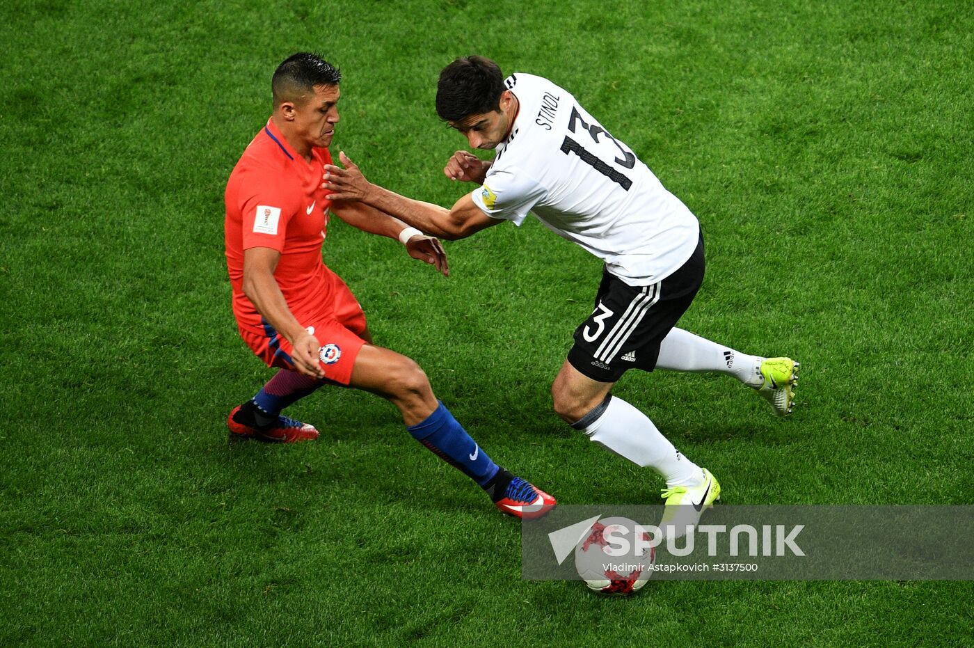 Football. 2017 FIFA Confederations Cup. Germany vs. Chile