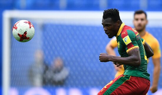 Football. 2017 FIFA Confederations Cup. Cameroon vs. Australia