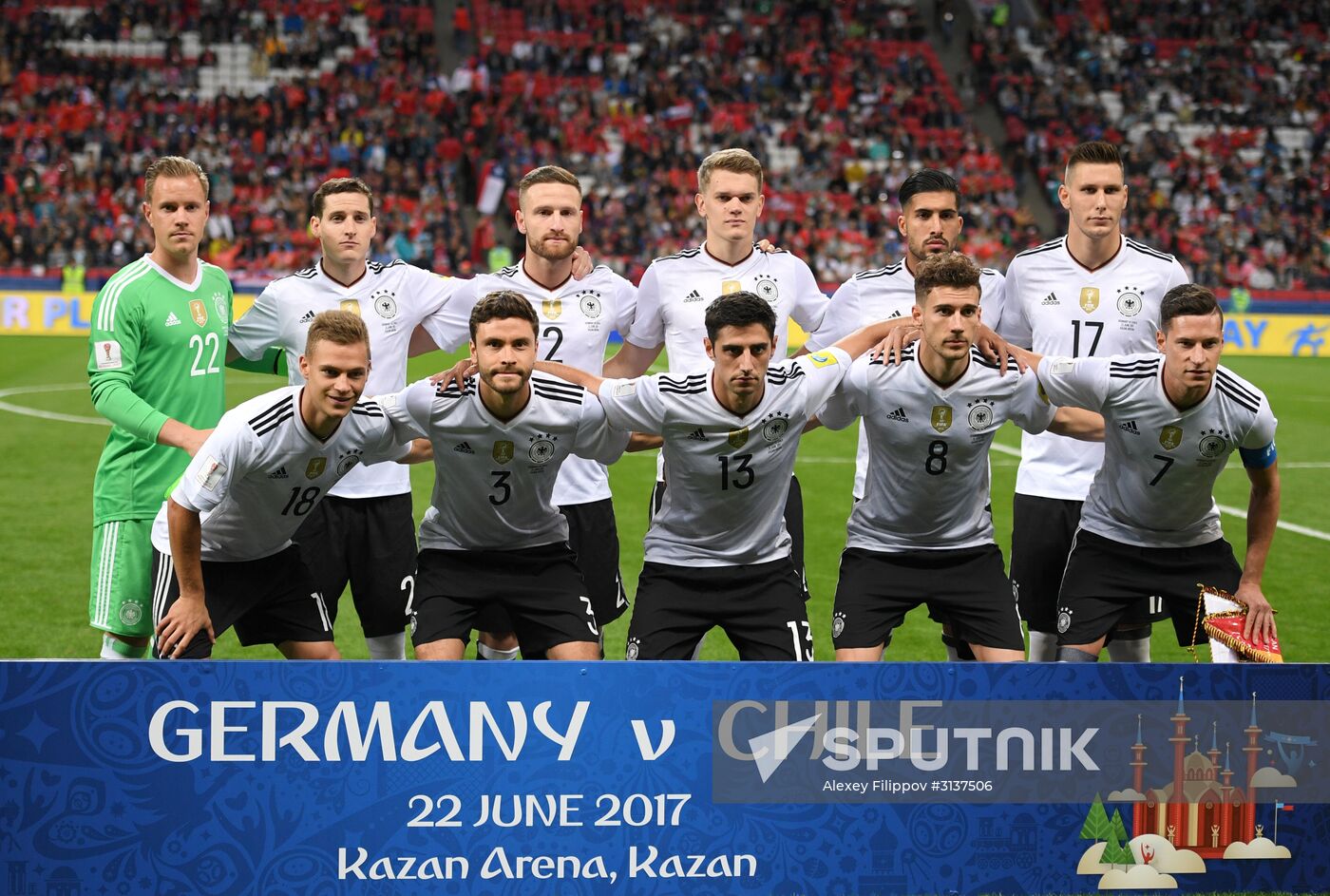 Football. 2017 FIFA Confederations Cup. Germany vs. Chile