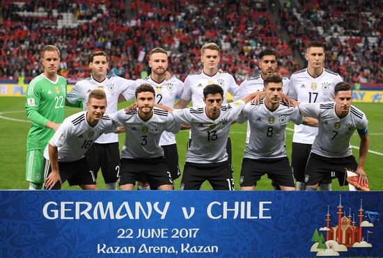 Football. 2017 FIFA Confederations Cup. Germany vs. Chile