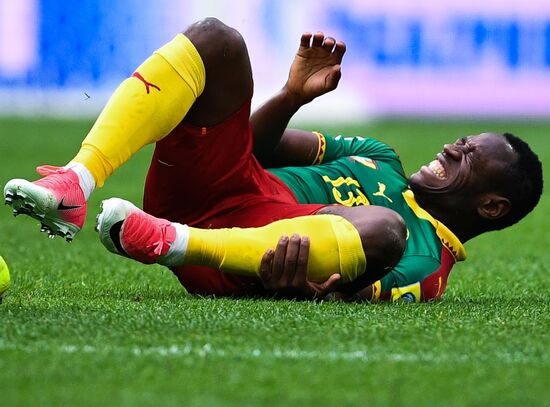Football. 2017 FIFA Confederations Cup. Cameroon vs. Australia