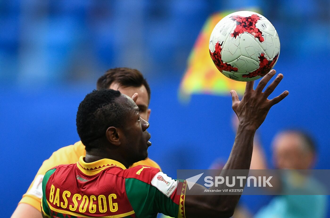 Football. 2017 FIFA Confederations Cup. Cameroon vs. Australia