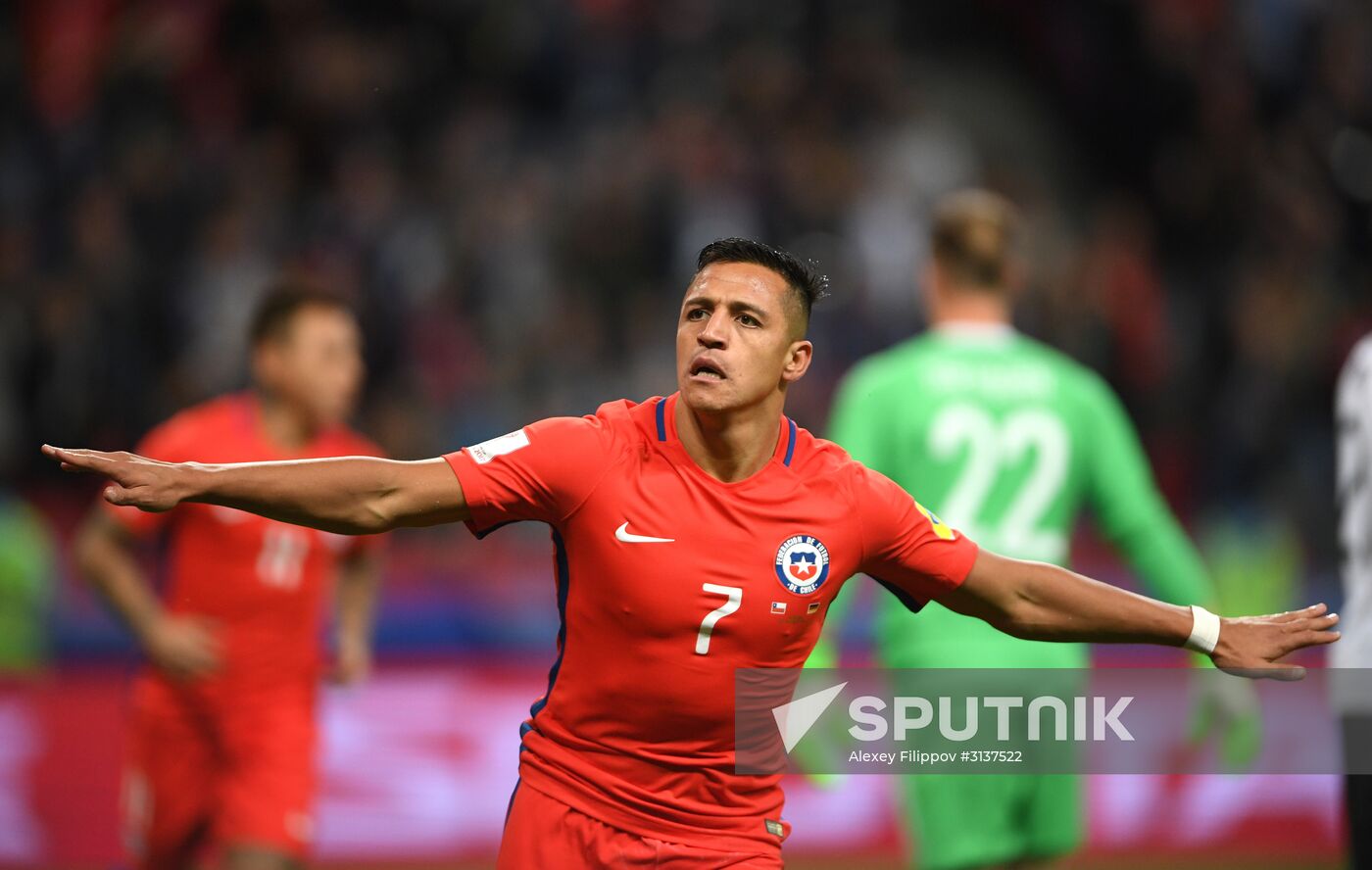 Football. 2017 FIFA Confederations Cup. Germany vs. Chile