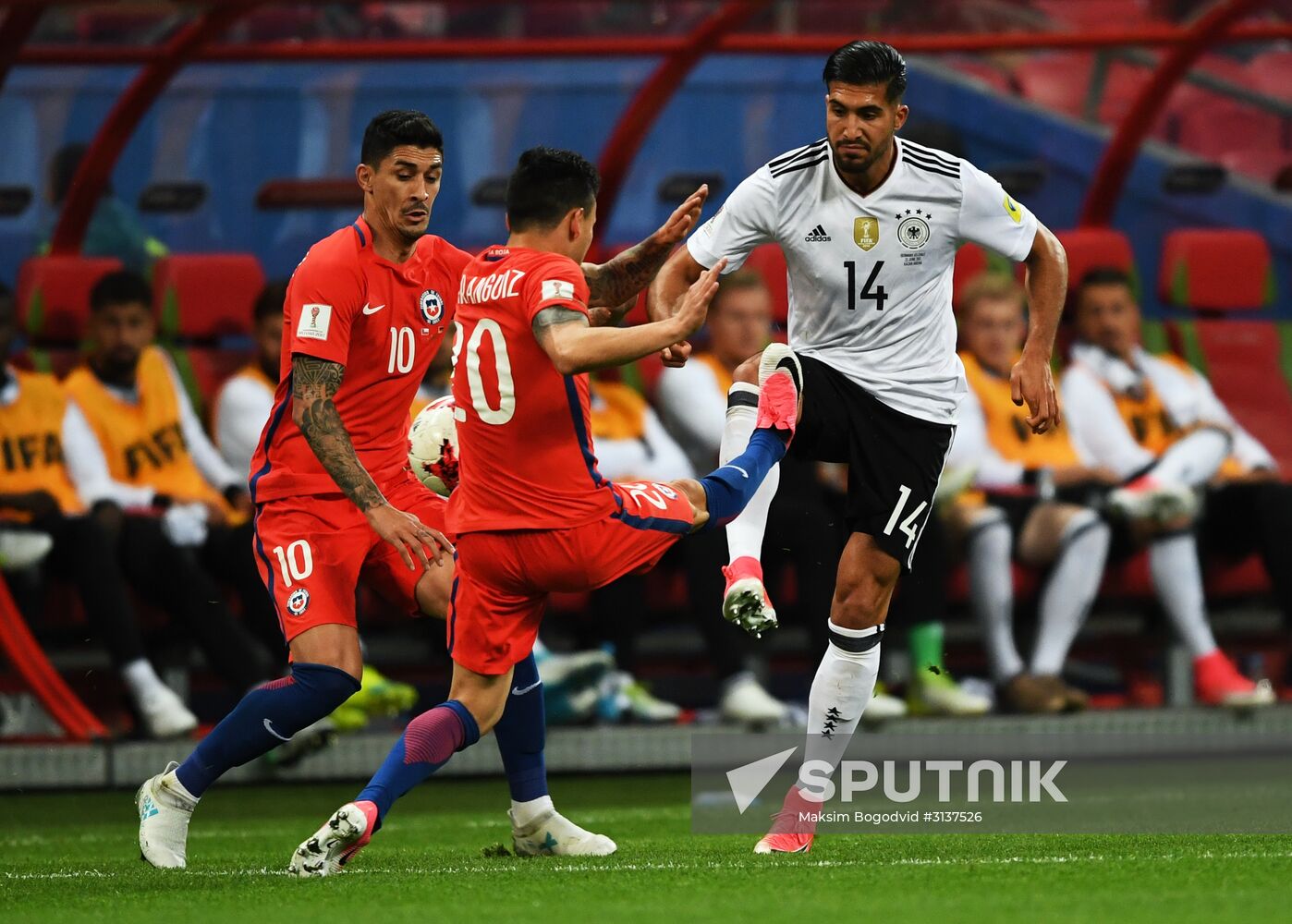 Football. 2017 FIFA Confederations Cup. Germany vs. Chile