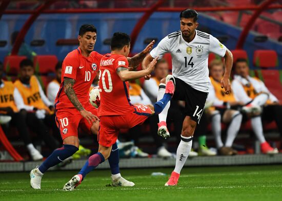 Football. 2017 FIFA Confederations Cup. Germany vs. Chile