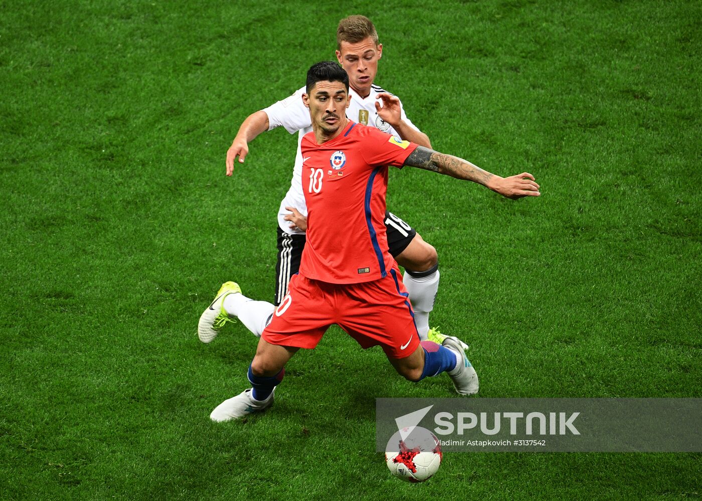 Football. 2017 FIFA Coand nfederations Cup. Germany vs. Chile