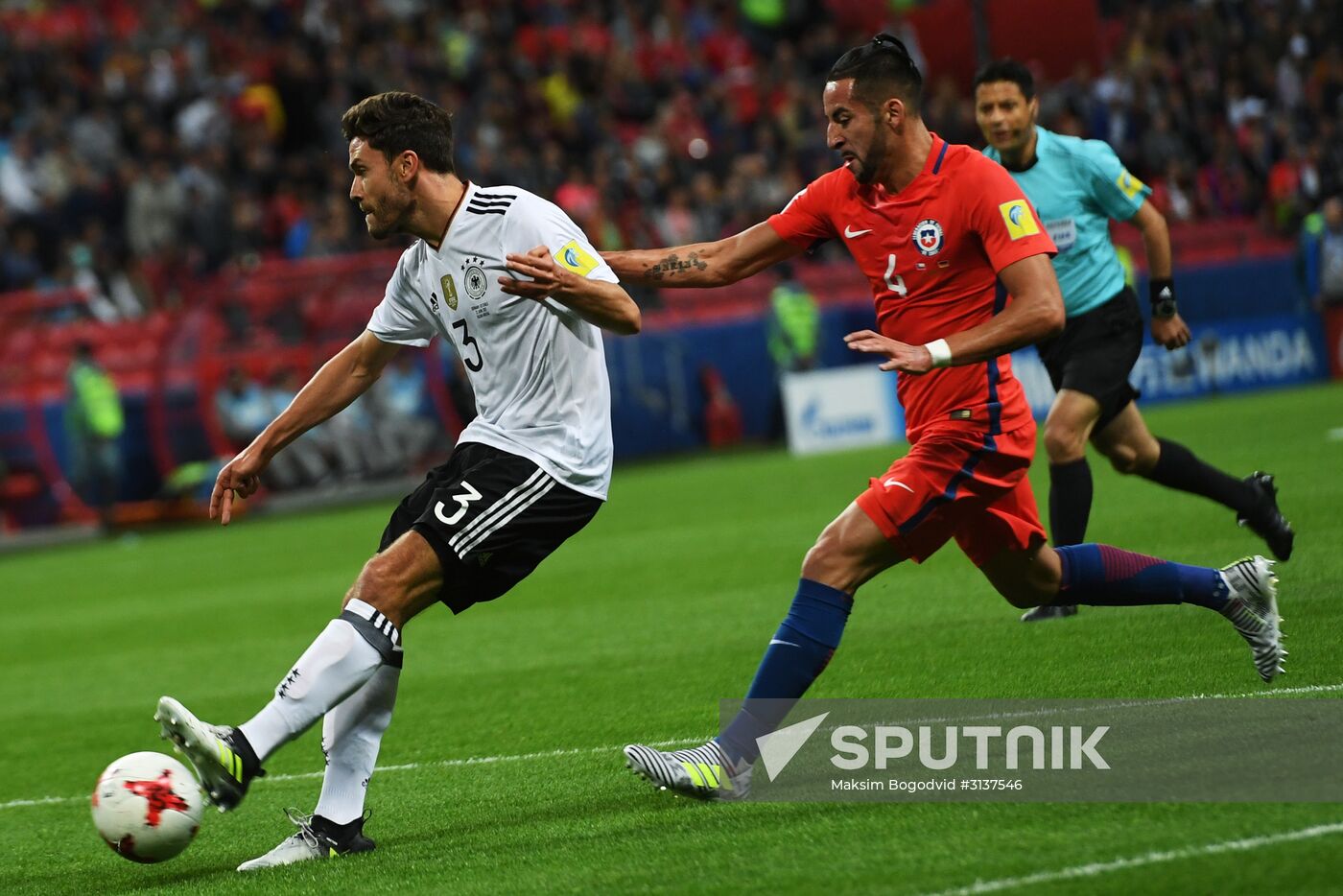 Football. 2017 FIFA Confederations Cup. Germany vs. Chile