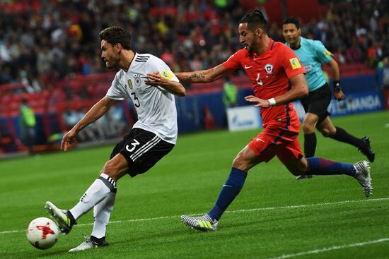 Football. 2017 FIFA Confederations Cup. Germany vs. Chile