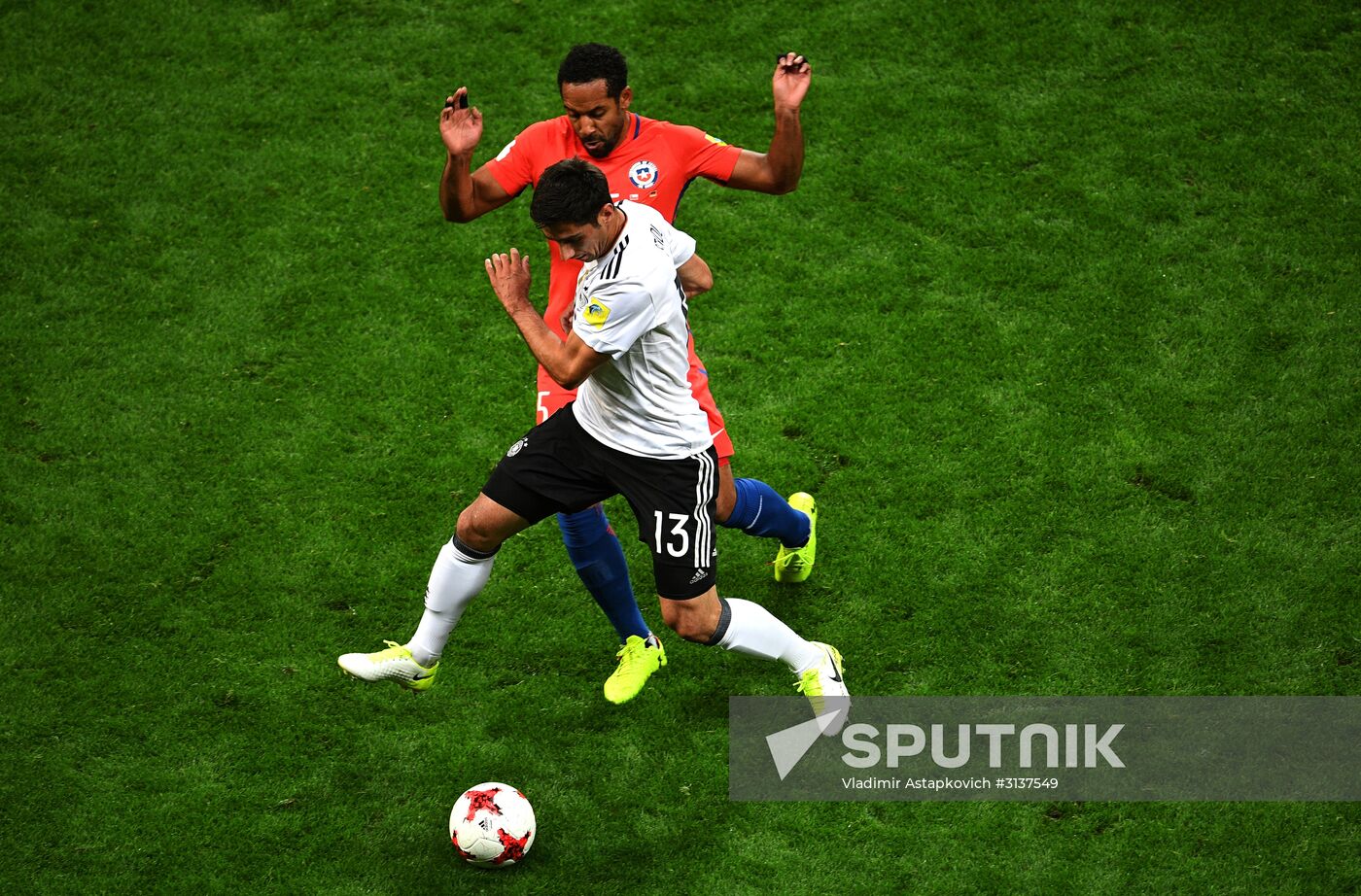 Football. 2017 FIFA Confederations Cup. Germany vs. Chile