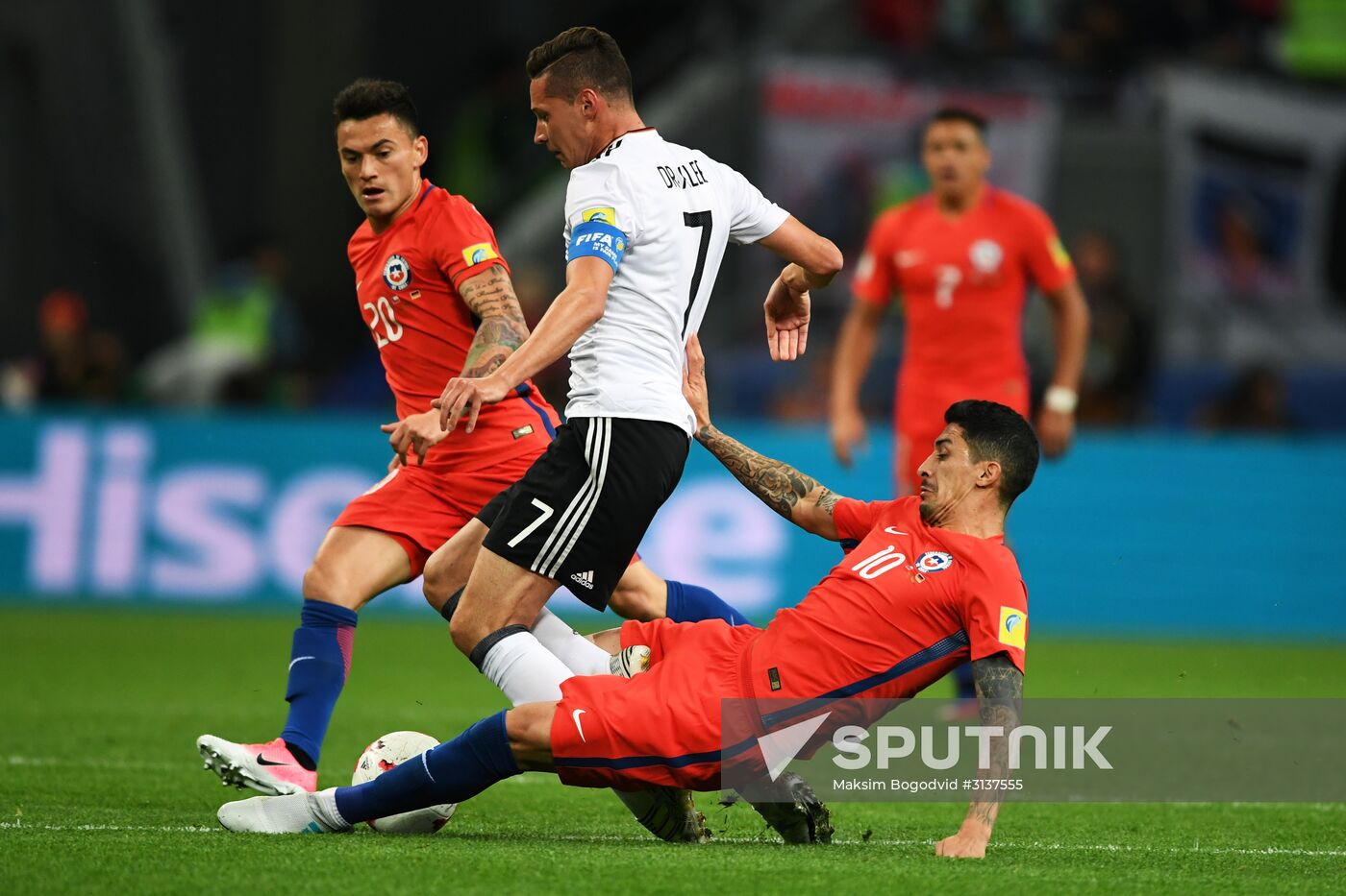 Football. 2017 FIFA Confederations Cup. Germany vs. Chile