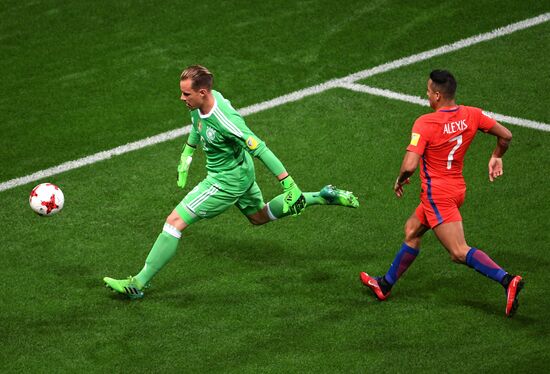 Football. 2017 FIFA Confederations Cup. Germany vs. Chile