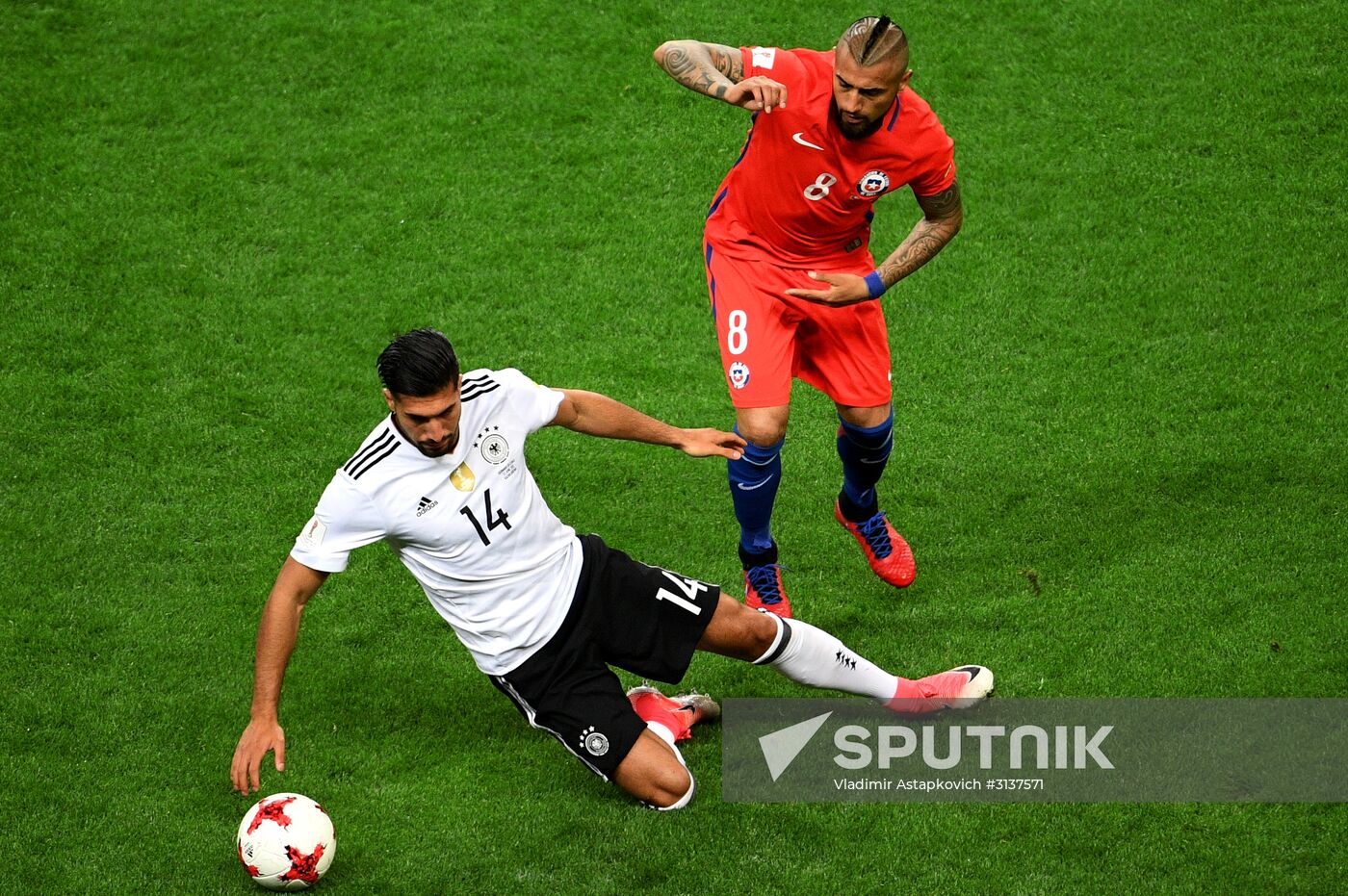 Football. 2017 FIFA Confederations Cup. Germany vs. Chile