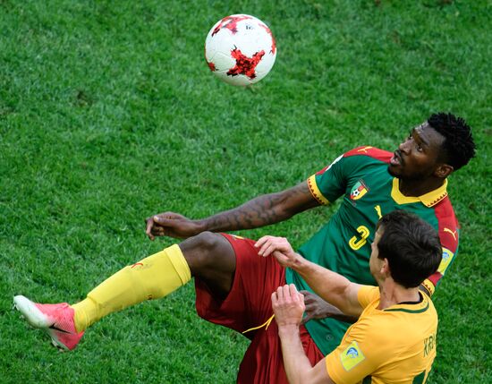 Football. 2017 FIFA Confederations Cup. Cameroon vs. Australia