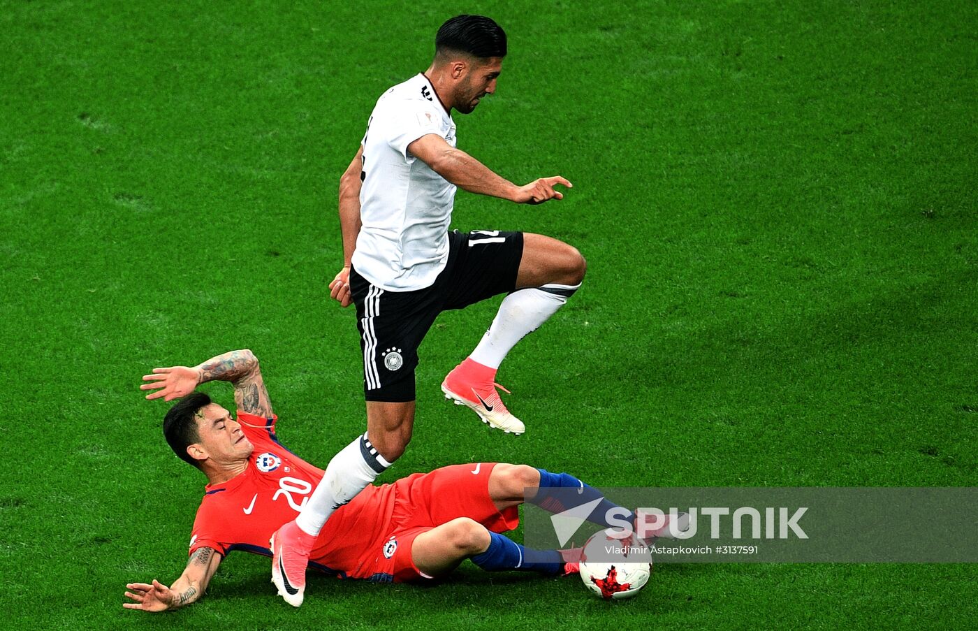 Football. 2017 FIFA Confederations Cup. Germany vs. Chile