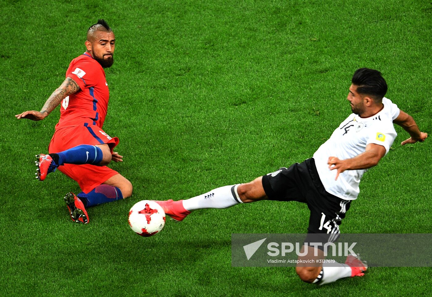 Football. 2017 FIFA Confederations Cup. Germany vs. Chile