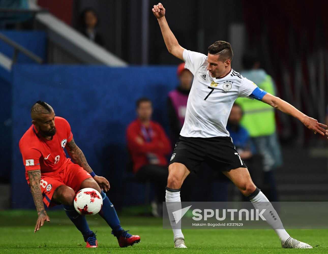 Football. 2017 FIFA Confederations Cup. Germany vs. Chile