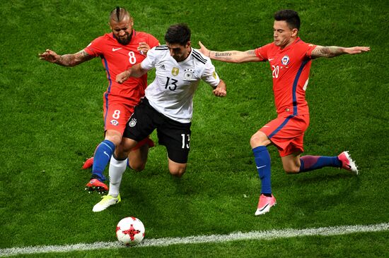 Football. 2017 FIFA Confederations Cup. Germany vs. Chile