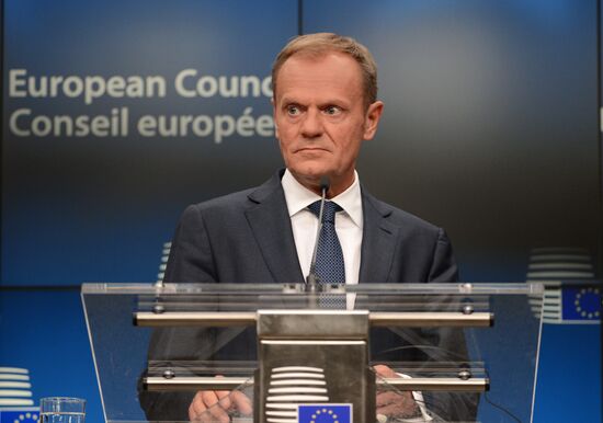 EU summit in Brussels