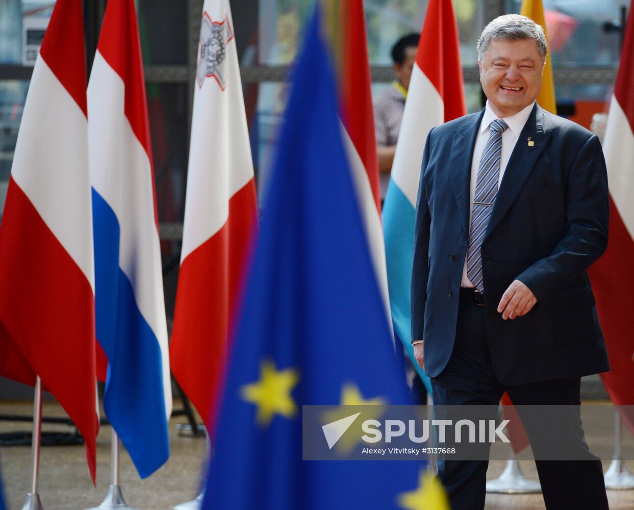 EU summit in Brussels