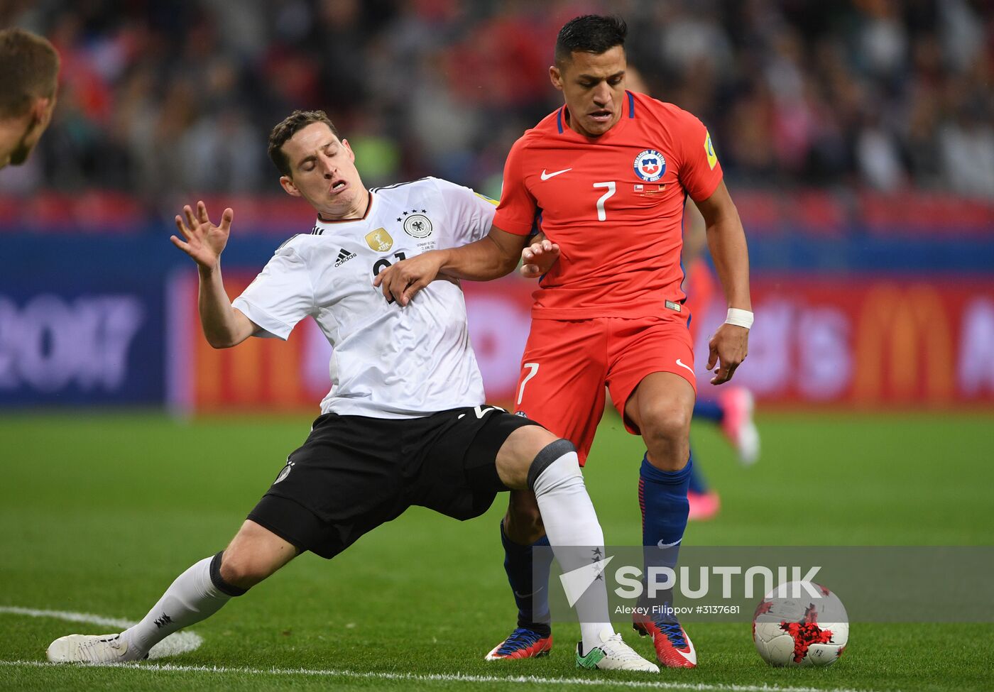 Football. 2017 FIFA Confederations Cup. Germany vs. Chile