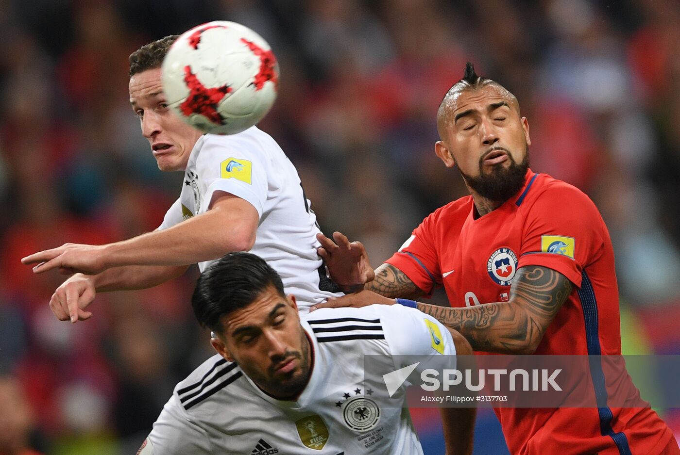 Football. 2017 FIFA Confederations Cup. Germany vs. Chile