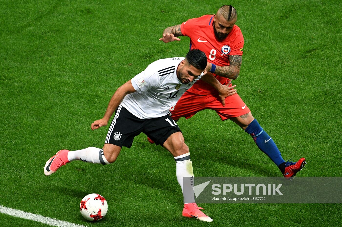 Football. 2017 FIFA Confederations Cup. Germany vs. Chile