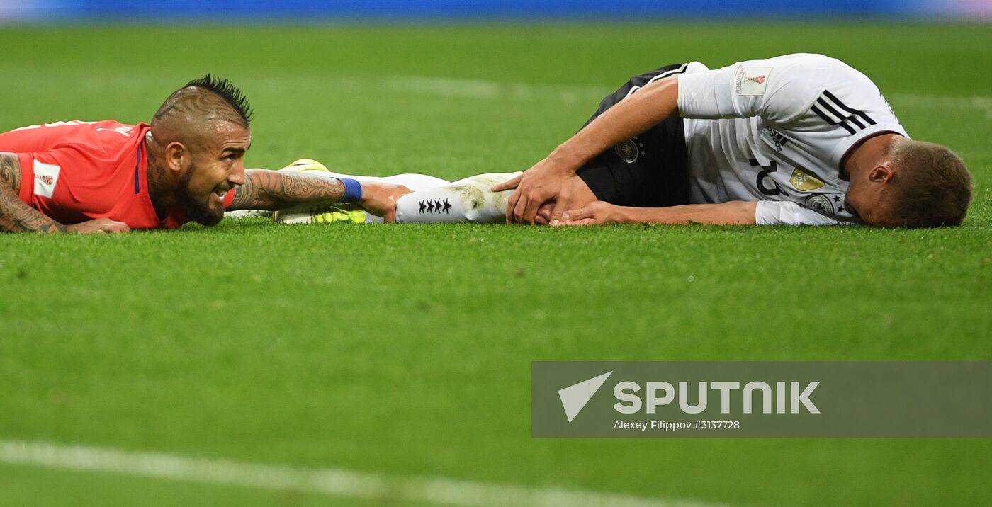 Football. 2017 FIFA Confederations Cup. Germany vs. Chile