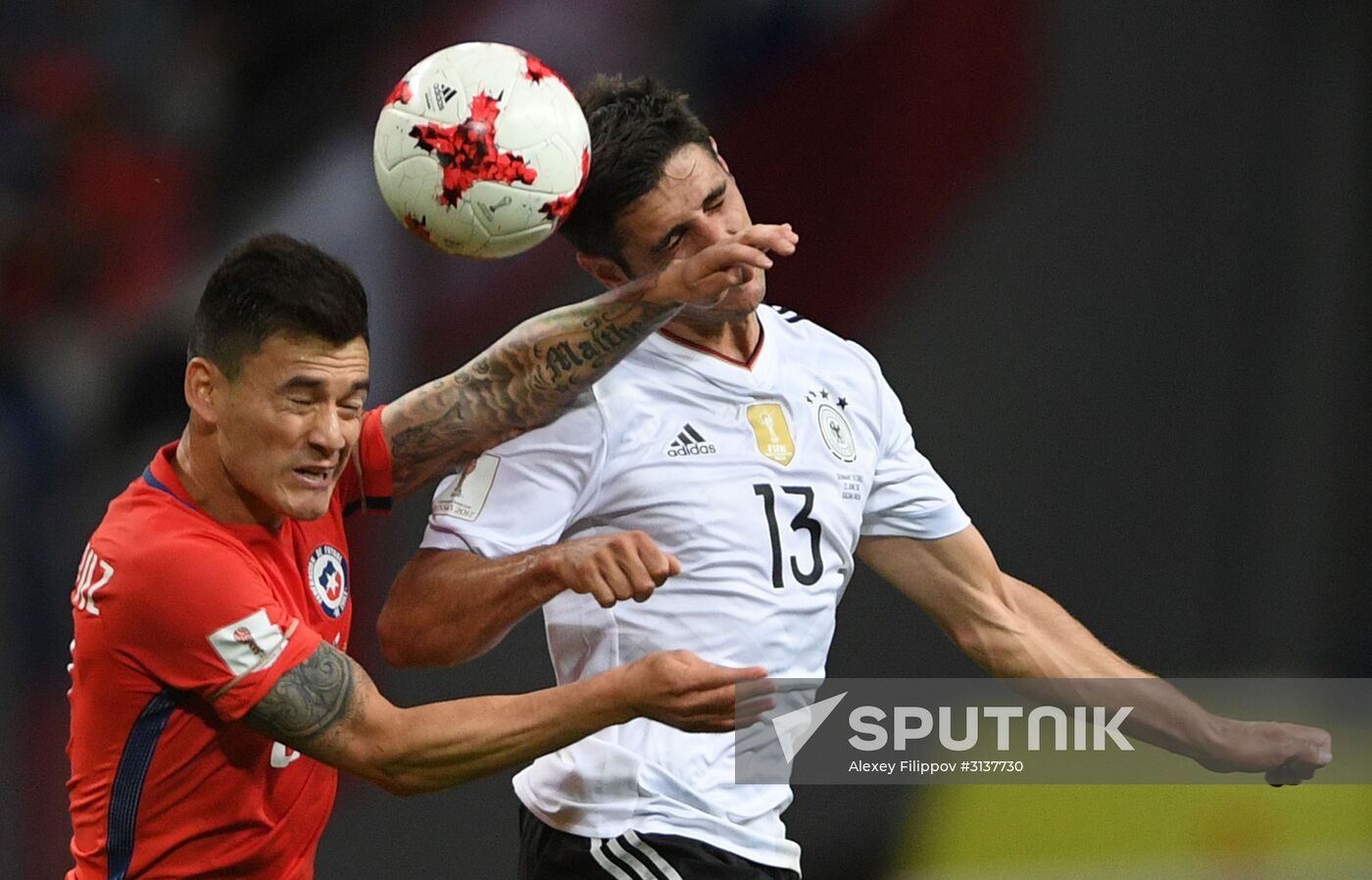 Football. 2017 FIFA Confederations Cup. Germany vs. Chile