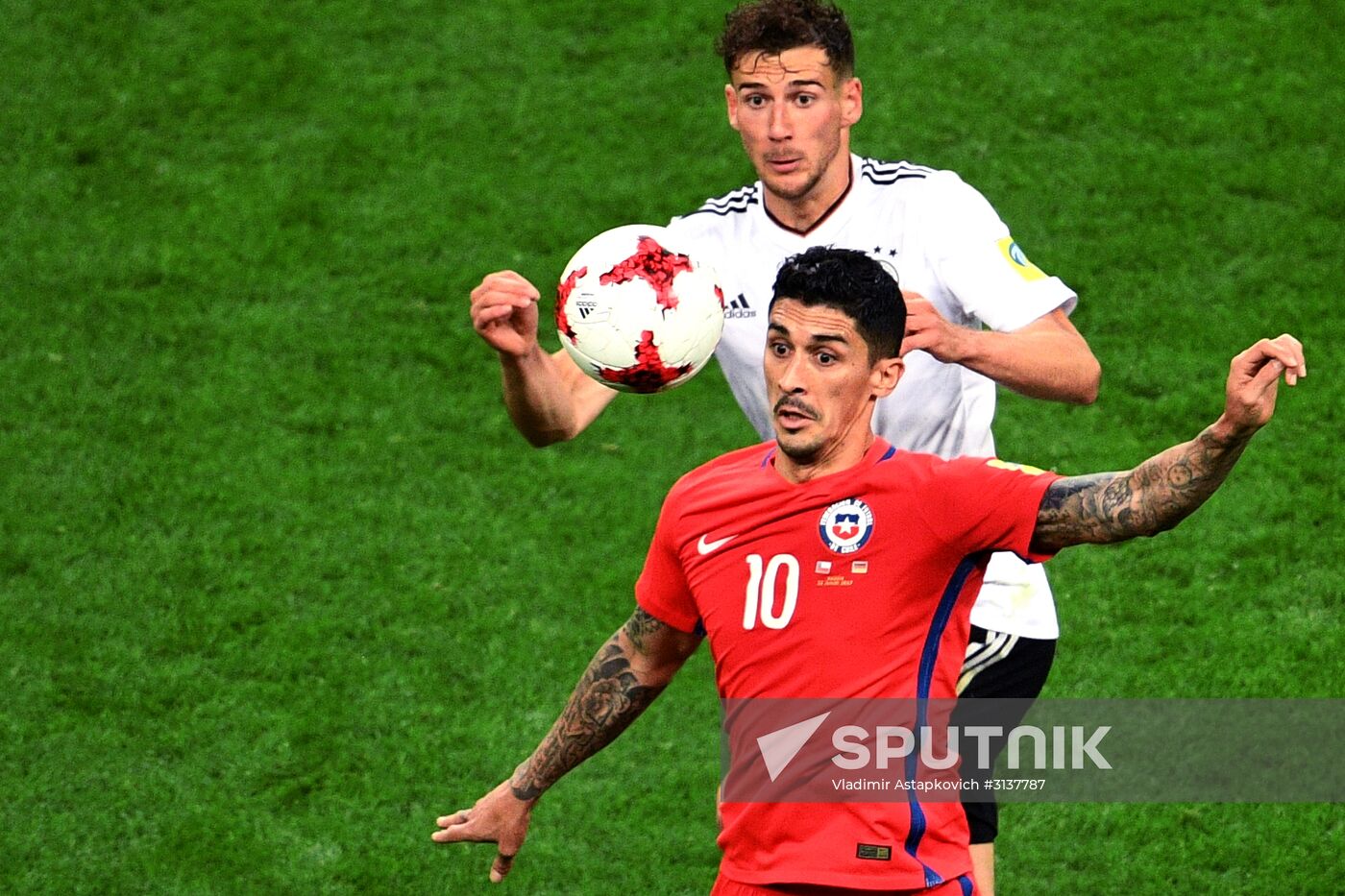 Football. 2017 FIFA Confederations Cup. Germany vs. Chile