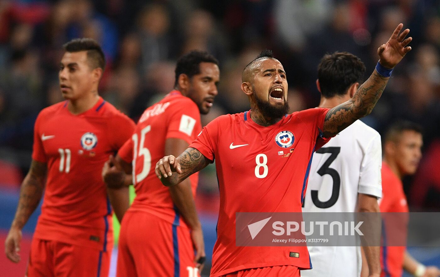 Football. 2017 FIFA Confederations Cup. Germany vs. Chile