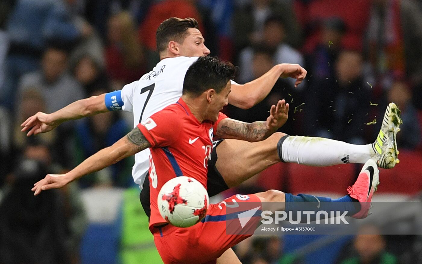 Football. 2017 FIFA Confederations Cup. Germany vs. Chile