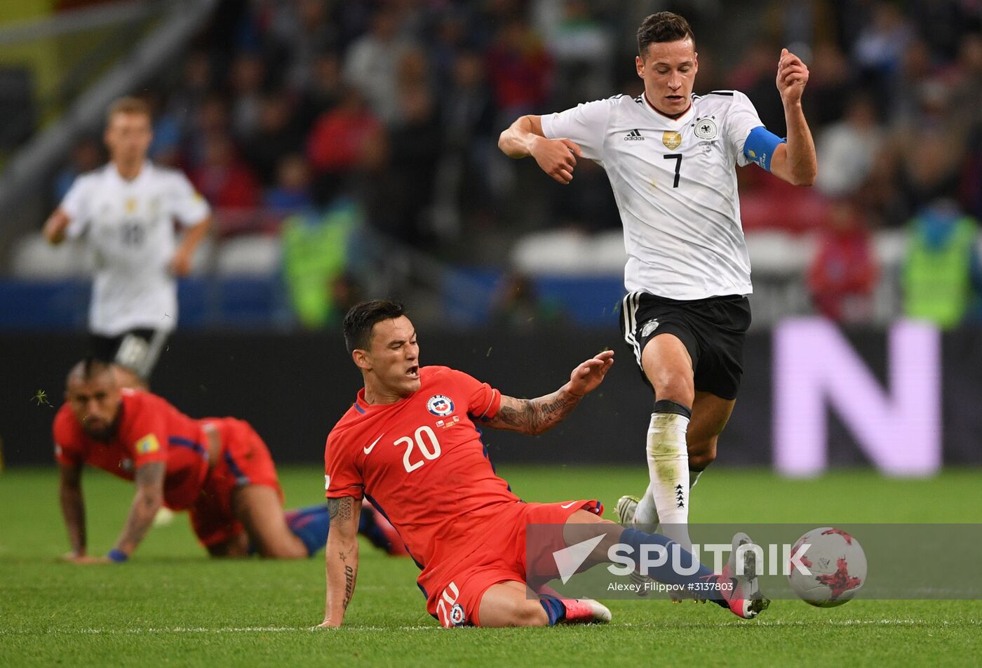 Football. 2017 FIFA Confederations Cup. Germany vs. Chile