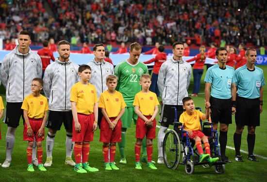 Football. 2017 FIFA Confederations Cup. Germany vs. Chile