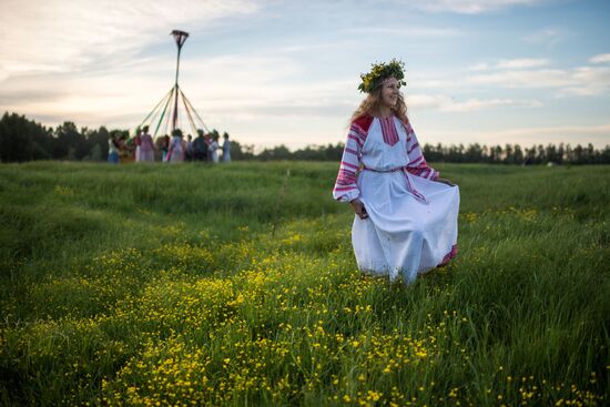 Solstice ethnic cultures festival in Omsk Region